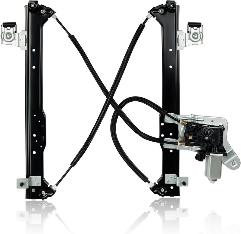 OVANOH Rear Left Driver Side Power Window Regulator Assembly W/Motor Compatible for Silverado Suburban Avalanche 1500 2500 3500 00-06 Cadillac Escalade 02-06 GMC Yukon XL Sierra 741-578 - Image 1